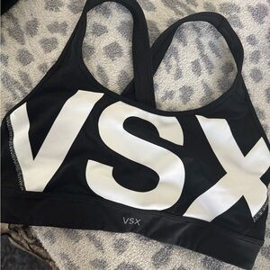 VSX Bold Black and White Sports Bra